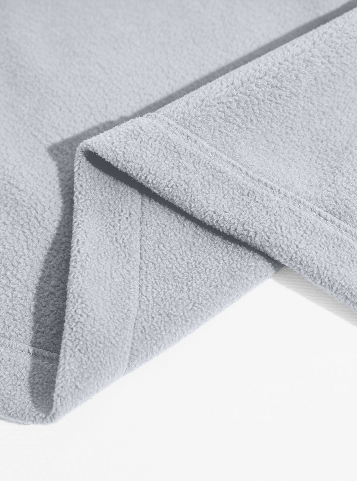 AZUKI Men's Full-Zip Fleece Jacket with Stand Collar