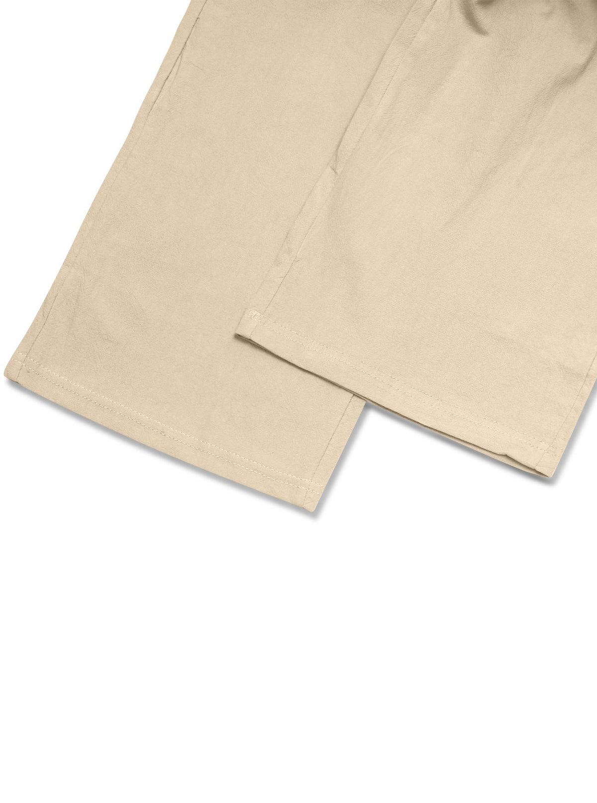 AZUKI Men's Linen-Blend Relaxed Drawstring Pants